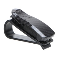 Sun Glass Shades Carbon Design Sunglasses Ticket Card Holder Clip Carbon for Car