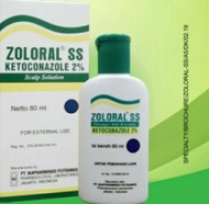 Shampoo Zoloral SS Ketoconazole 2% shampoo anti ketombe 80ml