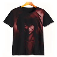 3D Kids T-Shirt Anime Samurai X Shirt KenshinV3 Distro Shirt - Saga Bandung