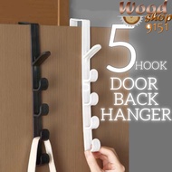 Back Door Hanging Hook Space Saver High Load Capacity Door Hanger Multifunctional Hook Backpack Long Row Hanging Rack