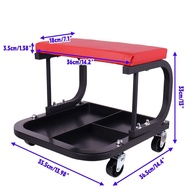 [Issue Invoices] Car Repair Special Stool Multifunctional Repair Work Stool Auto Repair Beauty Maint