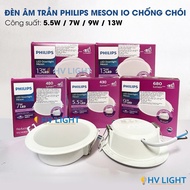 Philips LED MESON IO Ceiling Light Anti-Glare - Genuine Product (Alternating Diffuse, Soft Light)