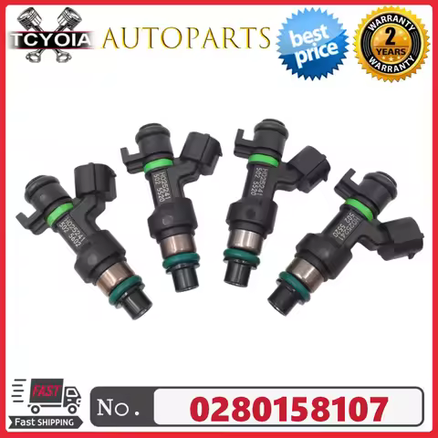 New 4Pcs/lot Fuel Injector H025241 16600-6801R For 2009~2016 Nissan Qashqai MK1 J10 MR20DE Renault M