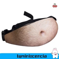 LUMINISCENCIA Funny Pack,  Belly Creative Belt Bag, Novelty Funny Storage Bag Men
