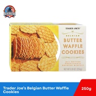 Trader Joe’s Belgian Butter Waffle Cookies 250g – USA Imported All-Butter Traditional Biscuit Snack