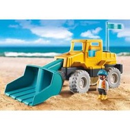 &lt;德國製玩具&gt;摩比人 挖土機 (可以拆下當鏟子) playmobil( LEGO 最大競爭對手)