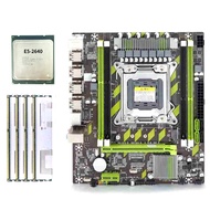 【 LA3P】-2X X79 Motherboard Set Xeon E5 2640 CPU E5-2640 with LGA2011 4Pcs x 4GB = 16GB Memory DDR3 RAM PC3 10600R 1333Mhz