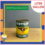 ✟ ㍿ ◲ BOYSEN PLASOLUX GLAZING PUTTY B311 PANG MASILYA PINTURADONG ENAMEL NA KAHOY MASILYA PANG KAHO