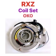 YAMAHA RXZ COIL SET + PLATE ( OKO ) // RXZ135 RXZ 135 RXZ OLD FUEL COIL MAGNET COIL STARTER STARTOR 