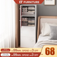 LITAI Almari Pakaian Wardrobe Almari Baju 5 Tier Door Cabinet Rak Buku Utility Shelf Storage Cabinet