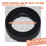 [1 Piece] LEGO Technic Tires 43.2 x 14 Solid, Dimensions: 4,25 x 4,25 x 1,43 cm, ID Black 6182551 30