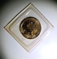1993英女皇頭加拿大楓葉1/10 oz 金幣