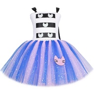 Gabby’S Dollhouse Tutu Princess Dress For Girls Birthday Party Dress Up Clothes Toddler Kids Hallowe