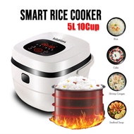 GV88-60-02 Multifunction Rice Cooker 5L |  Electric Digital Touch Screen Non-stick Pot|Periuk Masak 
