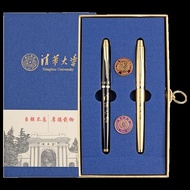 Zhuangyuan Tsinghua North University Famous School Pen Souvenir Badge Gift Box Metal Signature Pen S