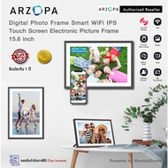 ARZOPA Digital Picture Frame 15.6" Smart WiFi IPS Touch Screen Electronic Photo with 32GB Storage Wa