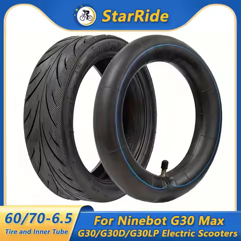 60/70-6.5 Tire and Inner Tube for Ninebot G30 Max/G30/G30D/G30LP Mobility Electric Scooter Front and