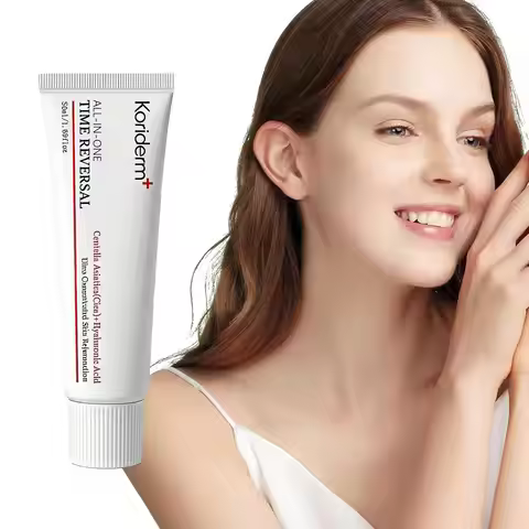 K-Beauty All-in-One Time Reverse Centella Asiatica Cream, Anti-Oxidative & Brightening, Lightweight