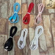 wire cable charger cable phone charging mobile ap charge wayar kabel 2meter 1meter nylon usb