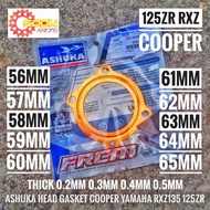 Y125Z RXZ RXK ASHUKA COOPER HEAD GASKET STD 56MM 57MM 58MM 59MM 60MM 61MM 62MM 63MM 64MM 65MM YAMAHA