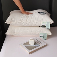Taiwan Ready Stock Style Cloud-Feeling Silk Cotton Pillow Core Does Not Collapse Super Soft Shaped T