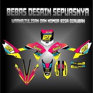 DECAL STICKER KLX BF DECAL DTRACKER KLX OLD KLX S DECAL KX CUSTOME DECAL KLX BF 150L 013