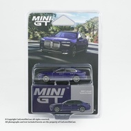 [Car Model] [Ingenious Ready Stock] MINI GT 1: 64 #1111 BMW BMW i7 Blue Alloy Car Model