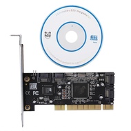 xiyijia PCI SATA RAID Control Card with 4 Internal Port  1.5Gb / s Rate Support 98SE Me 2000 XP/NT 4