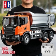 Double E E593 G540 RC Dumper Truck Tractor 2.4G RC Remote Control Car engineering vehicle Electric t