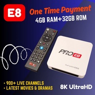 PRO E8 Android 12 8K Ultra HD Resolution Wifi 2.4/5G