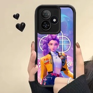 R7 K-POP Demon Hunters Silicone Casing for Realme C53 C55 C67 Note 50 C61 60 C51