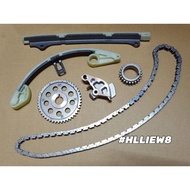 [ hlliew8 ] Honda '2009 ~ '2012 City GM2 TM0 / Jazz GE TF0 Engine Timing Chain Set ( 6 Items )