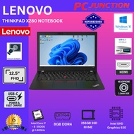 (REFURBISHED) LENOVO THINKPAD X280 (FHD, TOUCH SCREEN), i7-8th gen NoteBook, free wired mouse and ba