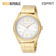 Esprit Uma Gold Stainless Steel Watch For Women EES1L411M0075