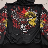 hoodie sunmori devil kohaku flowers - xxl