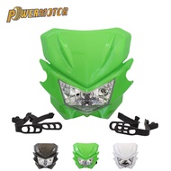 Motorcycle Universal Headlight Headlamp For Kawasaki KLX125 KLX150 250 450 CRF RMZ YZF EXC Dirt Bike