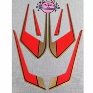 Stiker Striping Lis Les Body Motor Rx King Spesial 1985 Merah