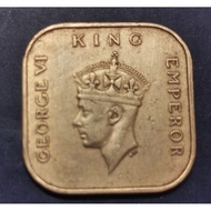 Offer Coin Malaya 1939 1 cent  King George Vl (Clened) Free Case Seperti Di Gambar