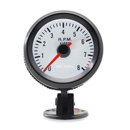 【MT】 Automotive Tachometer Meter With Blue LED 2 Inch 52mm 0 to 8000RPM Scale Essential For 1-8 Cyli