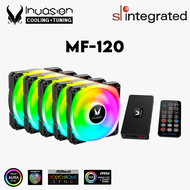 Invasion MF-120 6-in-1 120mm ARGB Fan with Wireless Remote Control Hub Pack