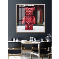 Mirror Laminate Painting - Bearbrick Bear VIP WALL