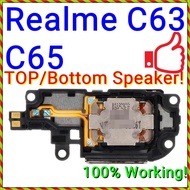 (100% Working) NEW ORI TOP Earpiece /Bottom Music Loud Speaker Buzzer Realme C63 C65 4G /RMX3939 RMX