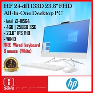 HP 24-df1133D 23.8'' FHD All-In-One Desktop PC ( Snow White )