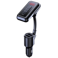 【 Xphone】 Y4 2ใน1เครื่องเปลี่ยนเสียงFMติดรถยนต์เครื่องรับส่งวิทยุ3.1A USB ที่ชาร์จแบบไร้สายใช้ในรถชุดเครื่องเสียงรถยนต์ Aux MP3
