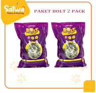 Makanan Kucing Bolt 2 pack PAKET isi 2 Makanan Kucing (2 x 1KG) dan (2 x 800GRAM)