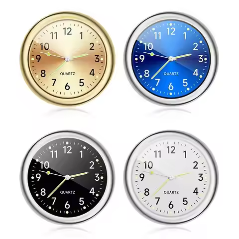 Car Paste Clock Car Digital Electronic Watch Car Watch 40 Quartz Watch Head Outlet Decoration Creati