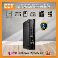 Dell Optiplex 7010 MFF Micro Form Factor Business Desktop PC (i3-13100T 4.20Ghz,1TB+256GB SSD,8GB,W1
