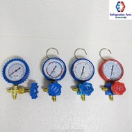 CZ single head meter gas peti sejuk / penghawa dingin r22 r410a r32 r134a r600a r12 r502 r404a r407c 气压双表 测压表 manifold gauge single low / high side checking gas 180psi 220psi 500psi 800psi refrigeration parts &amp; tools sales refrigerant item