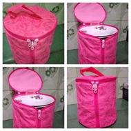 Tas Piring Embos Waterproof 25 CM Tebal Murah Tahan Air/ Penyimpanan Piring Sango Anti Debu & Serang