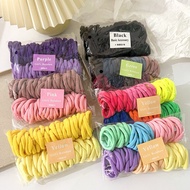 🇲🇾Ready Stock🇲🇾Big Tuala Hair bands Colourful Rubber Hair Ties Hairband Getah Rambut